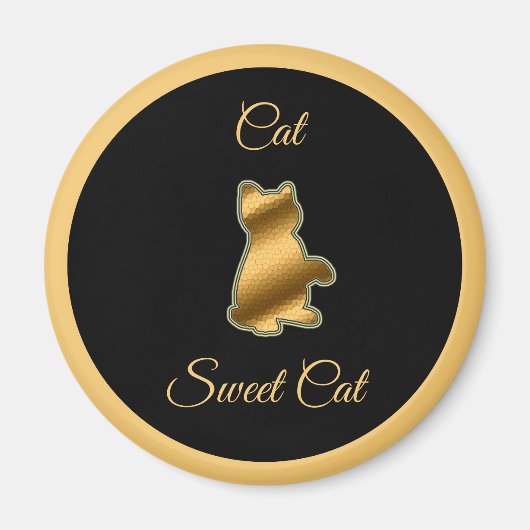 Aimant Chat sucré (Devant)