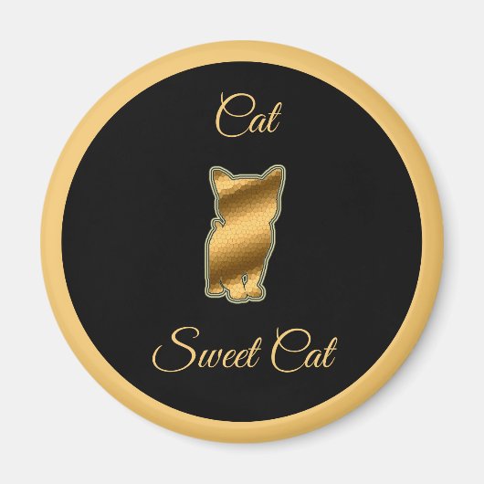 Aimant Chat sucré (Devant)