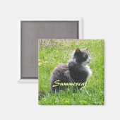 Aimant Chat Sunshine (Recto/Verso)