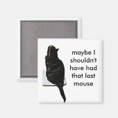 Aimant Chat sur échelles (Recto/Verso)