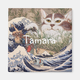 Aimant Chat surnaturel à la Grande Vague