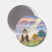 Aimant Chat (Tabby) - Angel nuageux (Recto/Verso)