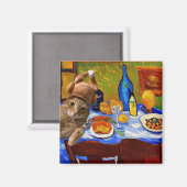 Aimant Chat Thanksgiving (Recto/Verso)