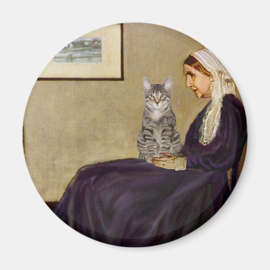 Aimant CHAT (Tigré 1) - La Mère de Whistler (Devant)