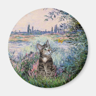 Aimant Chat (Tigré 2) - Au bord de la Seine