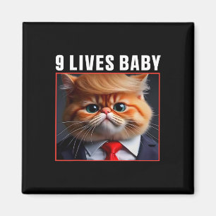 Aimant Chat Trump 9 Vies Par Drôle Vote Pour Trump Chats