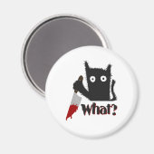 Aimant Chat tueur (Recto/Verso)