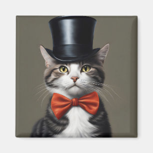 Aimant Chat victorien