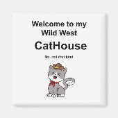 Aimant Chat Whimsical (Devant)