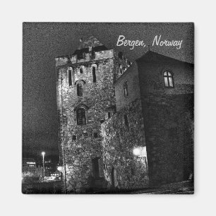 Aimant Château à Bergen, Norvège voyage