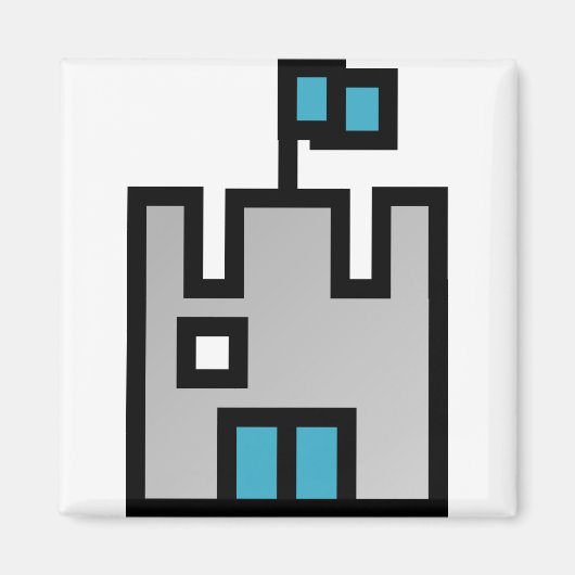 Aimant Château Bleu (Devant)