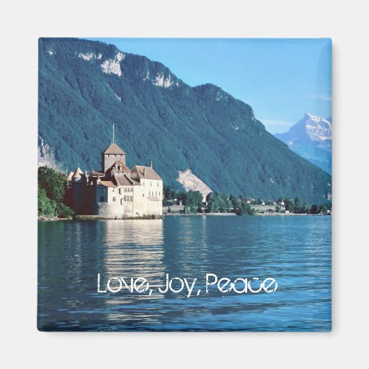 Aimant Château Chinon, au bord du lac Léman 5 (Devant)