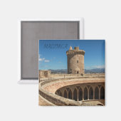 aimant Château de Bellver dans l'île de Majorque (Recto/Verso)