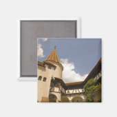 Aimant Château de Bran du 13e siècle (château de Dracula) (Recto/Verso)