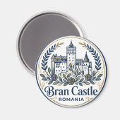 Aimant Château de Bran Roumanie (Recto/Verso)
