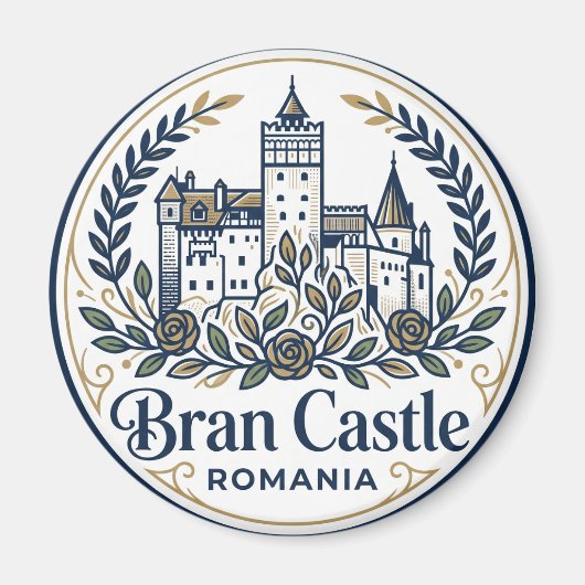 Aimant Château de Bran Roumanie (Devant)