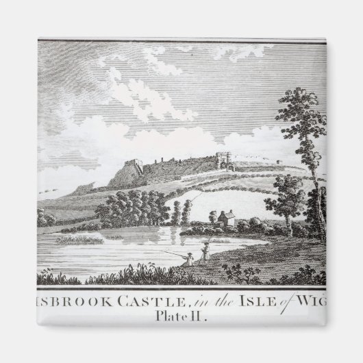 Aimant Château de Carisbrook, dans l'île de Wight (Devant)
