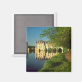 Aimant Château de Chenonceau, Vallée de la Loire, (Recto/Verso)