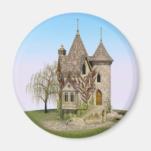 Aimant Château de Conte de Fées Cadeau de Fantaisie et d'