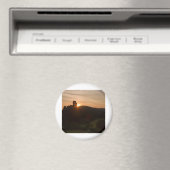 Aimant Château de Corfe Sunrise (In Situ (Lave-vaisselle))