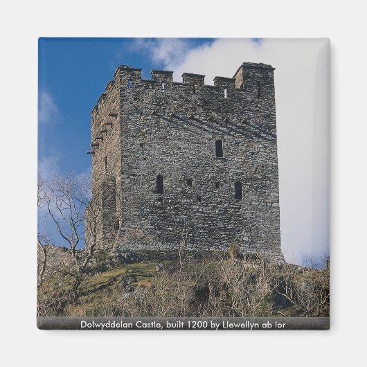 Aimant Château de Dolwyddelan, construit 1200 par Llewell (Devant)