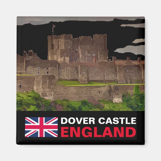 AIMANT CHÂTEAU DE DOVER, WALES (Devant)