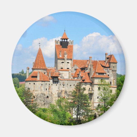 Aimant Château de Dracula en Transylvanie, Roumanie (Devant)