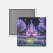 Aimant Château de Fairy de la Lavande Cachée Grove (Recto/Verso)
