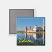 Aimant Château de Mir Biélorussie Architecture Paysage Ma (Recto/Verso)