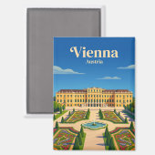 Aimant Château de Schönbrunn Autriche (Recto/Verso)