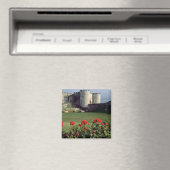 Aimant Château de Stirling, fleurs écossaises (In Situ (Lave-vaisselle))