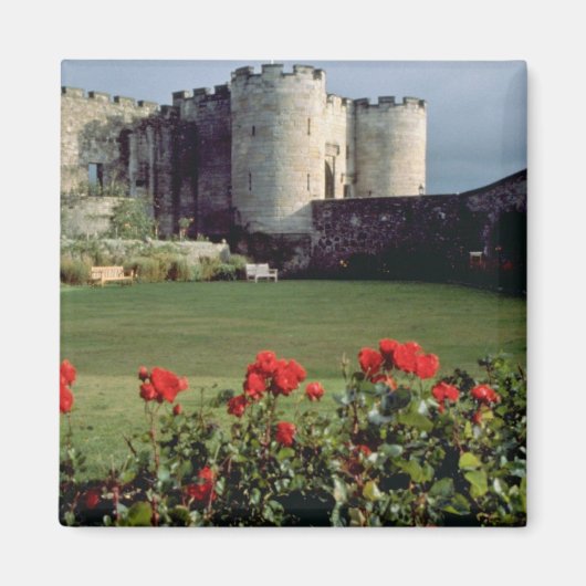Aimant Château de Stirling, fleurs écossaises (Devant)