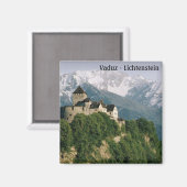 Aimant Château de Vaduz - Lichtenstein (Recto/Verso)