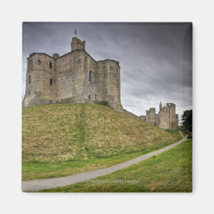 Aimant Château de Warkworth dans le Northumberland,