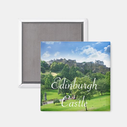 Aimant Château d'Édimbourg, Écosse (Recto/Verso)