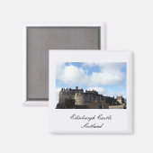 Aimant Château d'Édimbourg en Ecosse (Recto/Verso)