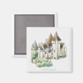 Aimant Château des Milandes, France (Recto/Verso)