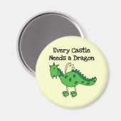 Aimant Château Dragon (Recto/Verso)