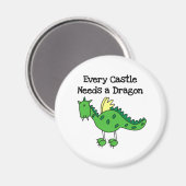 Aimant Château Dragon (Recto/Verso)