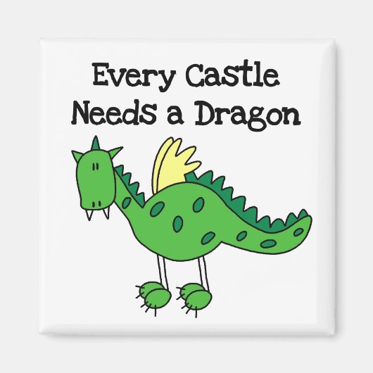 Aimant Château Dragon (Devant)