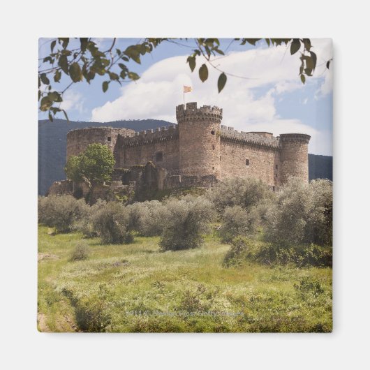 Aimant Château Du 15E Siècle Du Duc D'Alburquerque (Devant)