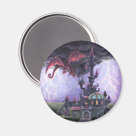 Aimant Château du Dragon (Recto/Verso)