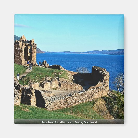 Aimant Château d'Urquhart, Loch Ness, Ecosse (Devant)