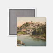 Aimant Château Fort de Lourdes, Lourdes, France (Recto/Verso)