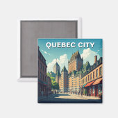 Aimant Château Frontenac de Québec (Recto/Verso)
