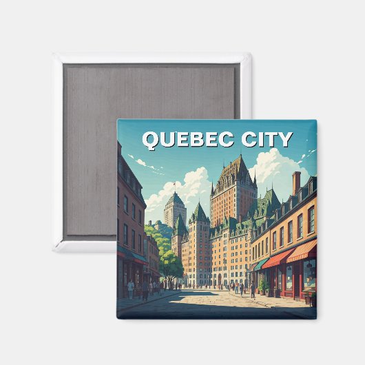 Aimant Château Frontenac de Québec (Recto/Verso)