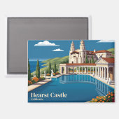 Aimant Château Hearst USA (Recto/Verso)