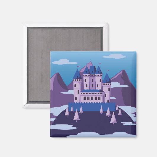aimant château imaginaire (Recto/Verso)