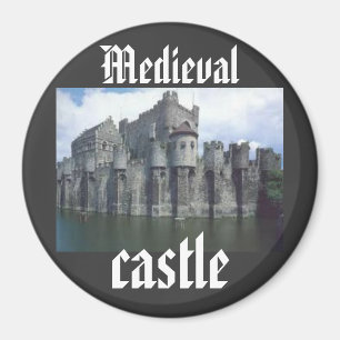 Aimant Château médiéval roi reine royal