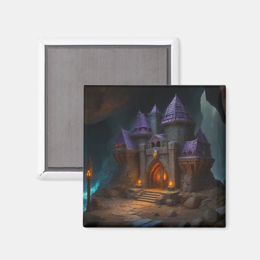 Aimant Château nain de la forge des forgerons (Recto/Verso)